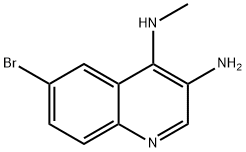 6-bromo-N4-methylquinoline-3,4-diamine Structure