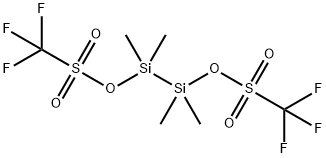 1,2-Bis(Trifluoromethanesulfonyloxy)Tetramethyldisilane Structure