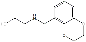 2-(((2,3-dihydrobenzo[b][1,4]dioxin-5-yl)methyl)amino)ethanol Structure