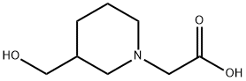 2-(3-(hydroxymethyl)piperidin-1-yl)acetic acid 구조식 이미지