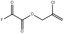 Fluorooxoacetic 2-chloro-2-propenyl ester Structure