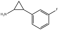 2-(3-fluorophenyl)cyclopropanamine hydrochloride 구조식 이미지
