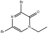 3,5-dibromo-1-ethylpyrazin-2(1H)-one 구조식 이미지