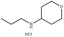 tetrahydro-N-propyl-2H-Pyran-4-amine hydrochloride 구조식 이미지