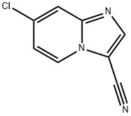 7-Chloro-imidazo[1,2-a]pyridine-3-carbonitrile 구조식 이미지