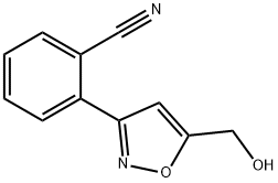 2-[5-(hydroxymethyl)-3-isoxazolyl]Benzonitrile 구조식 이미지