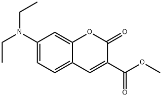 Methyl 7-(Diethylamino)-2-oxo-2H-chromene-3-carboxylate 구조식 이미지