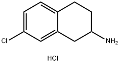 7-Chloro-1,2,3,4-tetrahydronaphthalen-2-amine hydrochloride Structure