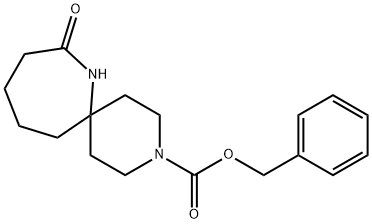 Benzyl 8-Oxo-3,7-Diazaspiro[5.6]Dodecane-3-Carboxylate Structure