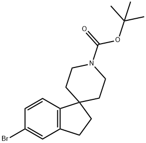 tert-Butyl 5-bromo-2,3-dihydrospiro[indene-1,4'-piperidine]-1'-carboxylate Structure