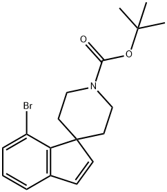 Tert-Butyl 7-Bromospiro[Indene-1,4'-Piperidine]-1'-Carboxylate Structure