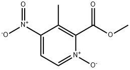 2-(methoxycarbonyl)-3-methyl-4-nitropyridine 1-oxide Structure