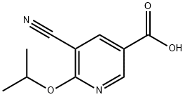 5-cyano-6-isopropoxynicotinic acid Structure