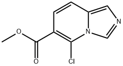 Methyl 5-chloroimidazo[1,5-a]pyridine-6-carboxylate 구조식 이미지