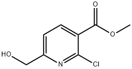 methyl 2-chloro-6-(hydroxymethyl)nicotinate 구조식 이미지