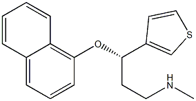 (S)-N-methyl-3-(naphthalen-1-yloxy)-3-(thiophen-3-yl)propan-1-amine Structure