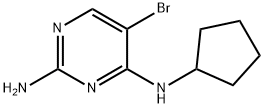 5-bromo-N4-cyclopentyl-2,4-Pyrimidinediamine Structure