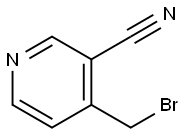 4-(bromomethyl)nicotinonitrile Structure