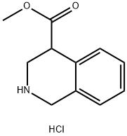 Methyl 1,2,3,4-tetrahydroisoquinoline-4-carboxylate HCl Structure