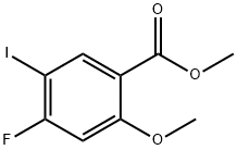 4-Fluoro-5-iodo-2-methoxy-benzoic acid methyl ester 구조식 이미지