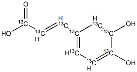 Caffeic acid-13C9
		
	 Structure