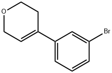 4-(3-bromophenyl)-3,6-dihydro-2H-Pyran Structure