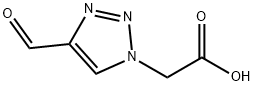(4-Formyl-[1,2,3]triazol-1-yl)-acetic acid 구조식 이미지