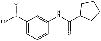 B-[3-[(Cyclopentylcarbonyl)amino]phenyl]boronic acid Structure