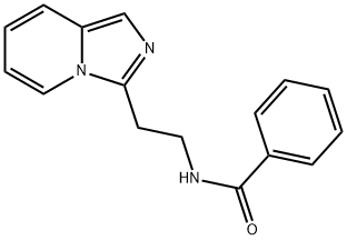 N-(2-imidazo[1,5-a]pyridin-3-ylethyl)benzamide 구조식 이미지