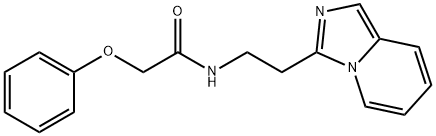 N-(2-imidazo[1,5-a]pyridin-3-ylethyl)-2-phenoxyacetamide Structure