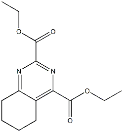 diethyl 5,6,7,8-tetrahydroquinazoline-2,4-dicarboxylate Structure