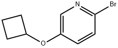 2-Bromo-5-cyclobutoxypyridine Structure