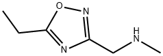 5-ethyl-N-methyl-1,2,4-Oxadiazole-3-methan amine 구조식 이미지