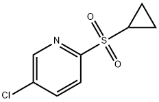 5-chloro-2-(cyclopropylsulfonyl)Pyridine Structure