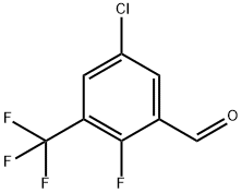 5-chloro-2-fluoro-3-(trifluoromethyl)benzaldehyde Structure