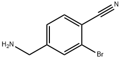 4-(aminomethyl)-2-bromobenzonitrile 구조식 이미지
