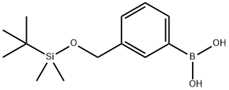 3-((tert-butyldimethylsilyloxy)methyl)phenylboronic acid Structure