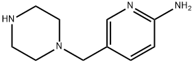 5-(1-piperazinylmethyl)-2-Pyridinamine Structure