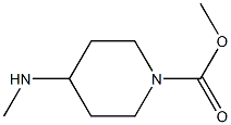 Methyl 4-(methylamino)piperidine-1-carboxylate 구조식 이미지