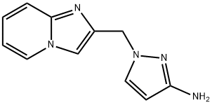 1-(imidazo[1,2-a]pyridin-2-ylmethyl)-1H-pyrazol-3-amine Structure