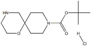 tert-butyl 1-oxa-4,9-diazaspiro[5.5]undecane-9-carboxylate hydrochloride 구조식 이미지