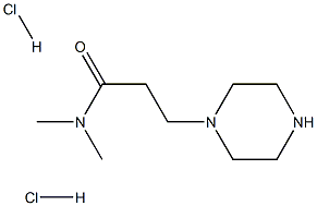 N,N-dimethyl-3-(piperazin-1-yl)propanamide dihydrochloride Structure