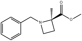 methyl (2R)-1-benzyl-2-methylazetidine-2-carboxylate Structure