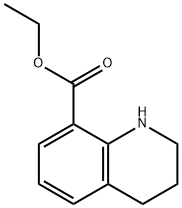 에틸1,2,3,4-테트라히드로퀴놀린-8-카르복실레이트 구조식 이미지