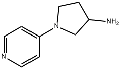 1-(pyridin-4-yl)pyrrolidin-3-amine 구조식 이미지