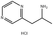 1-Methyl-2-pyrazin-2-yl-ethylamine dihydrochloride 구조식 이미지