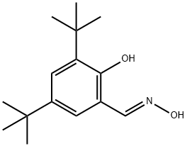 2,4-di-tert-butyl-6-[(E)-(hydroxyimino)methyl]phenol 구조식 이미지