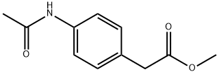 methyl 2-(4-acetamidophenyl)acetate Structure