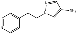 1-(2-(pyridin-4-yl)ethyl)-1H-pyrazol-4-amine 구조식 이미지