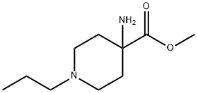 4-Amino-1-propyl-4-methoxycarbonylpiperidine 2HCl 구조식 이미지